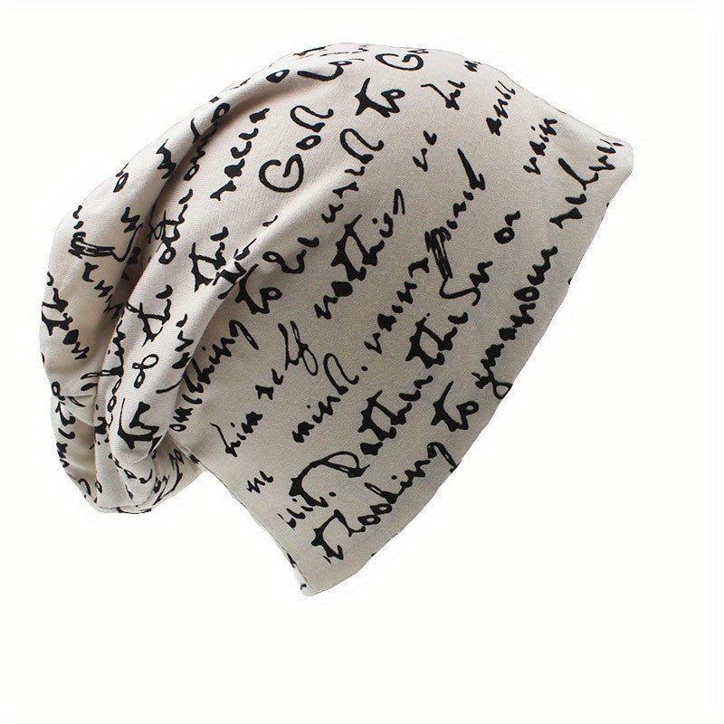 Hip Hop Letter Graffiti Pullover Hat