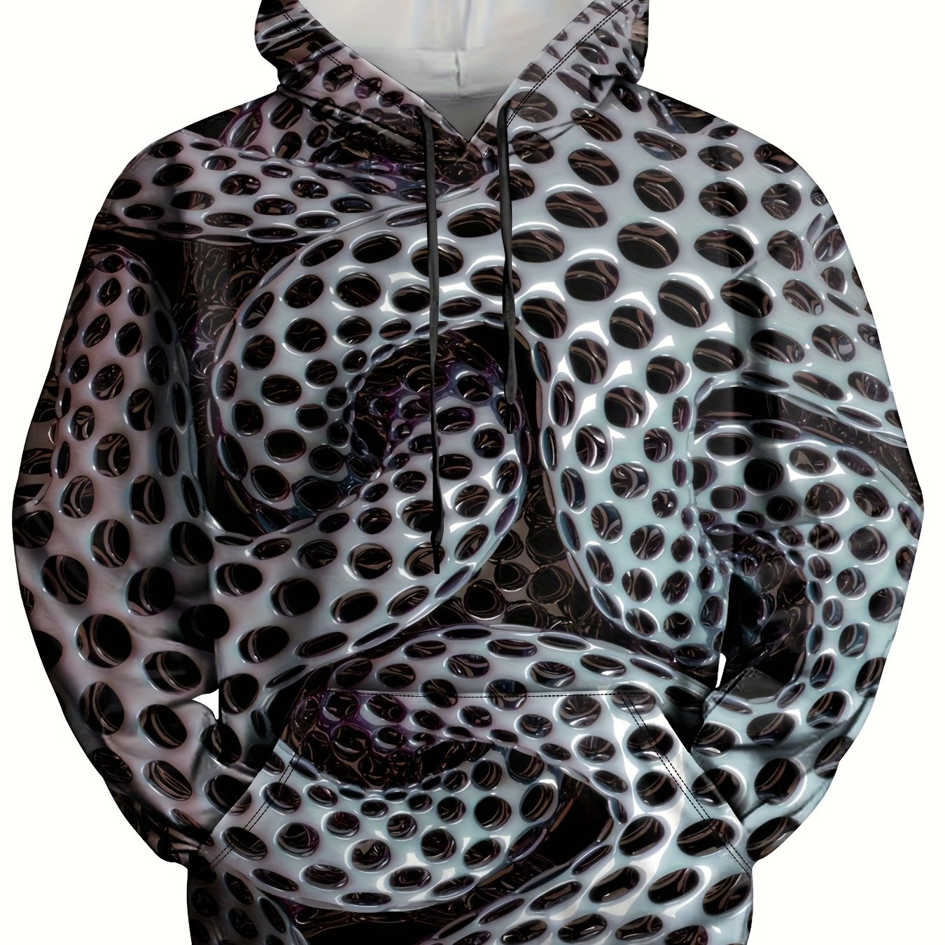 3D Print Hoodie Men Graphic Hooded Pullover Autumn Winter