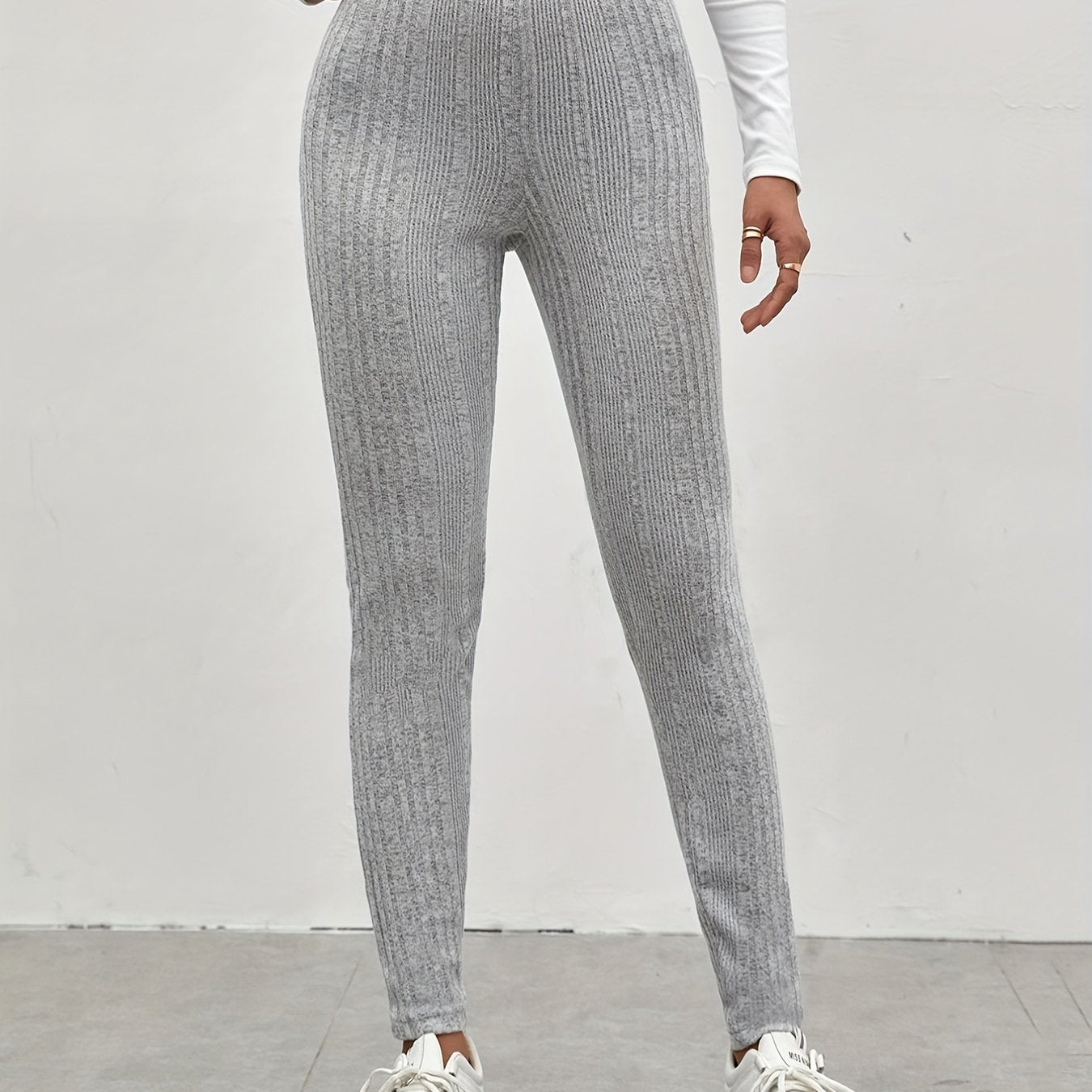 High Waist Skinny Leggings Stretchy Pants