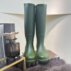 Women's High Top Rain Boots Waterproof and Wear Resistant