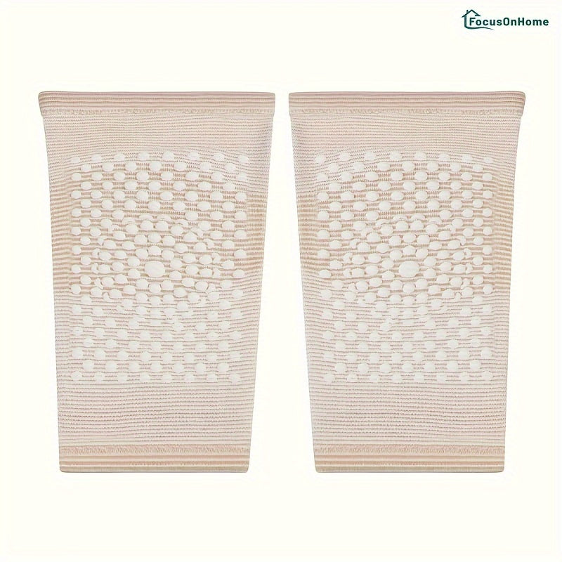 1 Pair Short Artemisia Knee Pads, Cold Protection, Fall & Winter