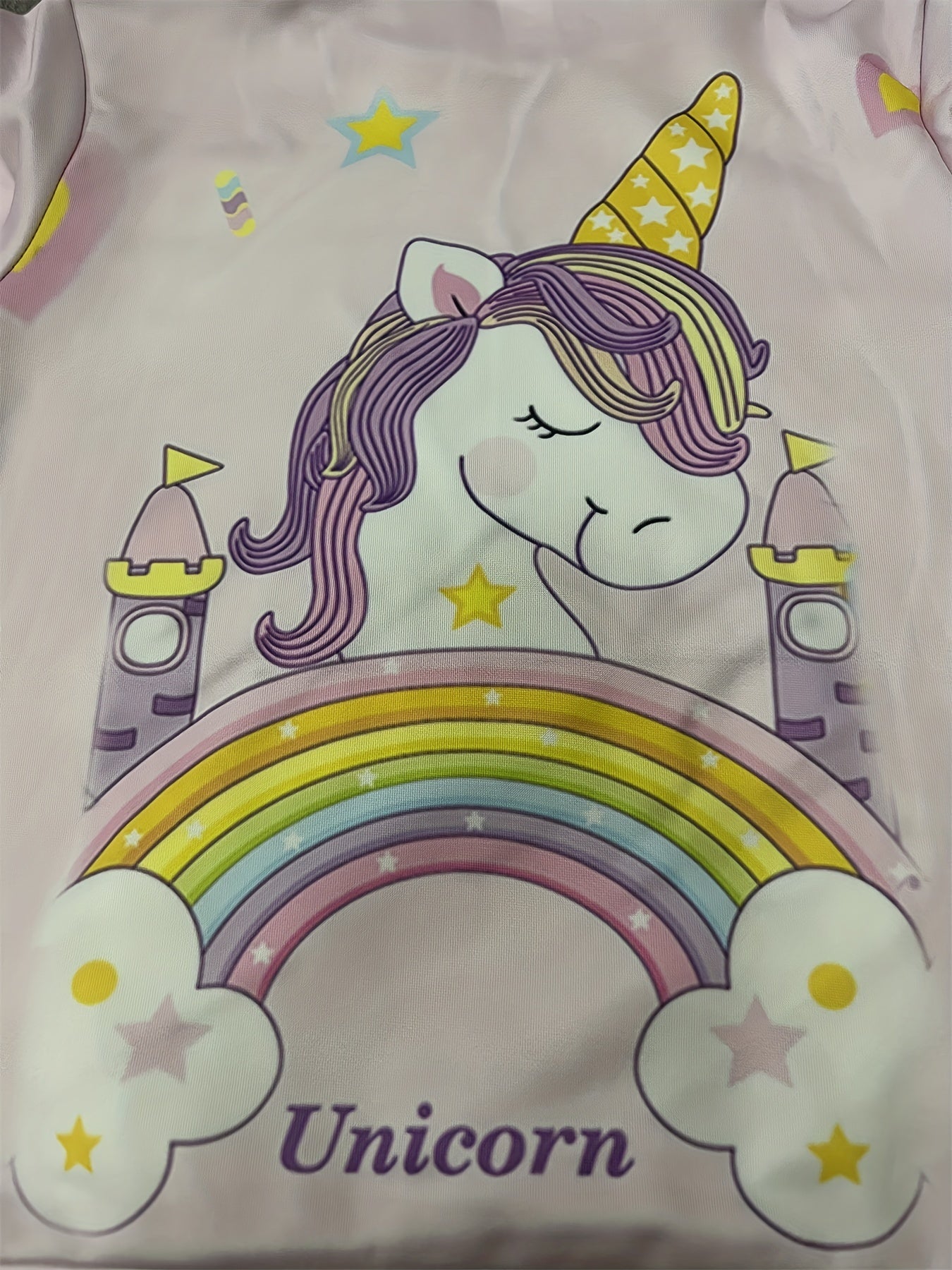 Boy's Rainbow Pony Graphic Hoodie Casual Breathable Sweatshirt