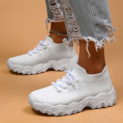 Thick Sole Octopus Sneakers Mesh Breathable Running Shoes