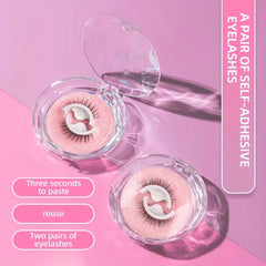 Reusable Self Adhesive Eyelashes for Instantly Natural Looking Lashes