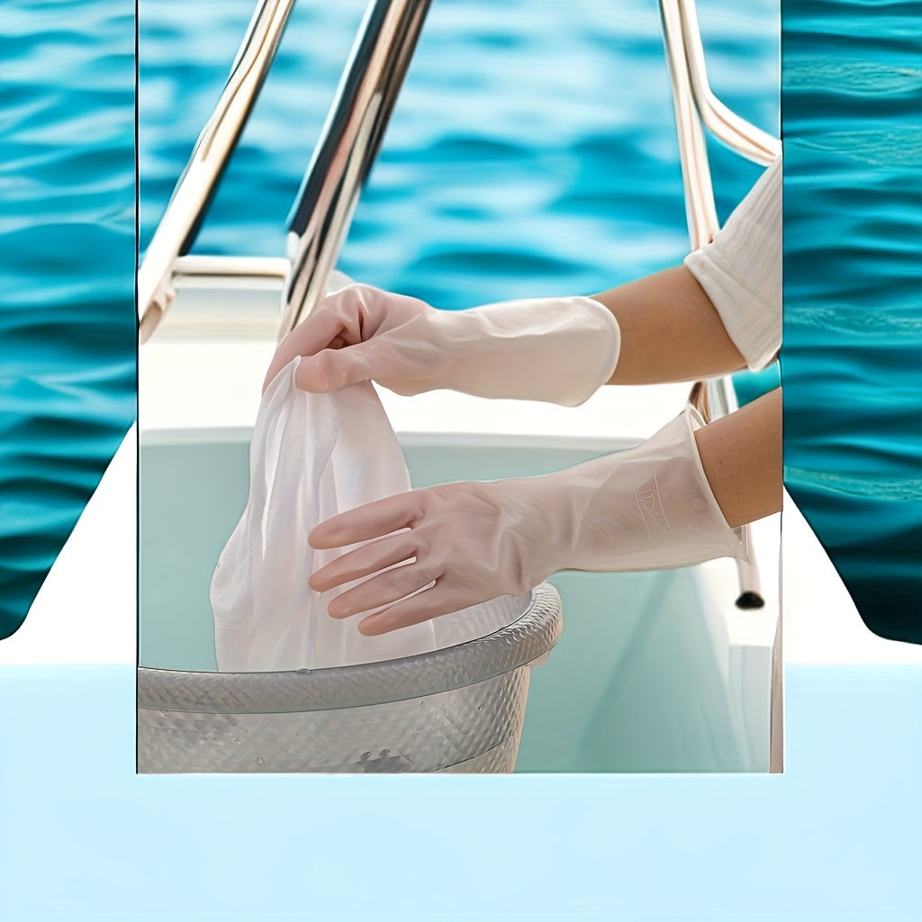 Waterproof Housework Gloves for Laundry, Kitchen, Dishwashing