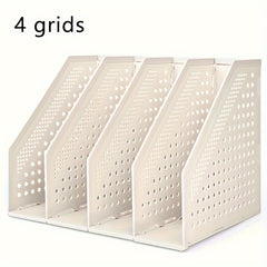 Vertical File Frame Desktop File Rack Office Storage Organizer