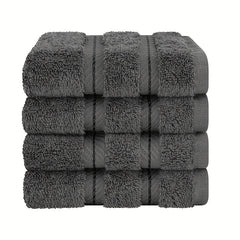 Soft 4-Piece Cotton Washcloth Set 33x33cm