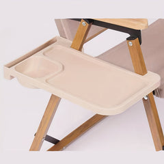 Aluminum Recliner Chair Side Tray Cup Holder Outdoor Camping Accessory