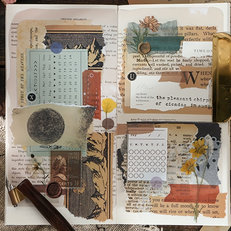 25pcs Vintage Stationery DIY Backing Paper Material