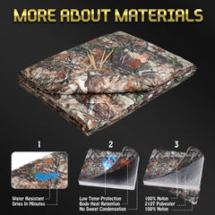 Outdoor Insulated Waterproof Blanket for Hiking