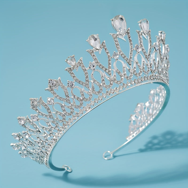 Rhinestone Crystal Headband Princesse Crown Hair Accessories For Women