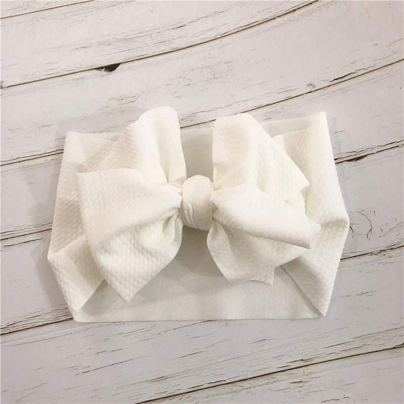 Girl Baby Bow Beanie Cap Toddler Infant Turban Hat