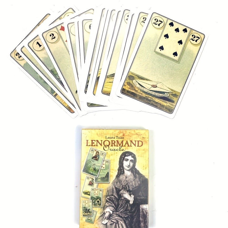 Lenormand Oracle Visions Divination Edition Tarot Deck Board Games
