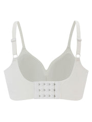 Striped Side Wireless Bra Breathable Everyday Lingerie