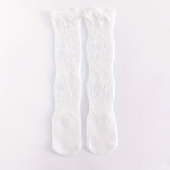 Baby Girls Mesh Lace Over Knee Stockings Breathable Anti Mosquito Socks
