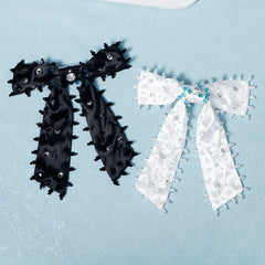 Crystal Solid Bow Hair Clip Vintage Hair Clip Hair Accessories For Women