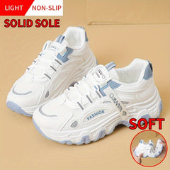 Women's Chunky Dad Shoes Lace-up Breathable Sneakers