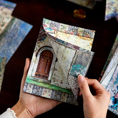 50-Sheet Double Sided Paper Set for DIY Decoration 4.9x6.9 Inches