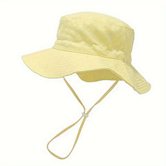 Summer Sun Hat Outdoor Drawstring Hat UV Protection Breathable Hat