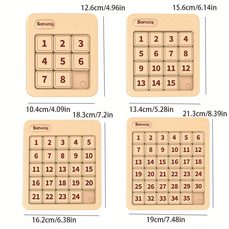 Sanxing Huarong Road Puzzle 10x10 Advanced ABS Material