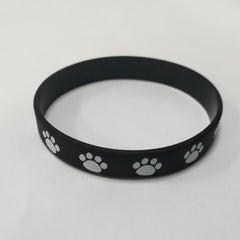 Animal Paw Print Wristband Silicone Bracelet Party Favors