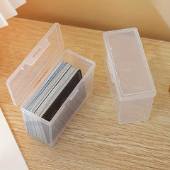 2pcs Business Card Organizer Card Collection Box Business Card Holder Organizer