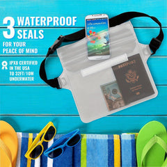 Waterproof Waist Pouch with Waist Strap for Outdoor Activities