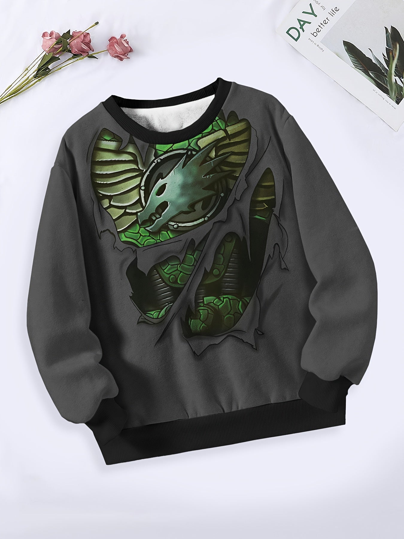 Dragon Stone Long Sleeve Sweatshirt for Kids