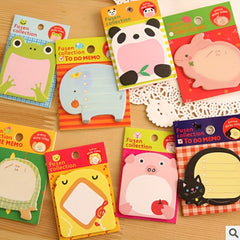 8pcs Zoo Animal Park Sticky Notes Set