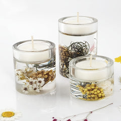 Resin Candle Holder Molds Set - DIY Epoxy Casting Silicone