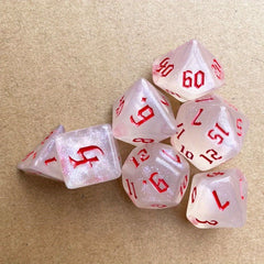 7pcs Acrylic Opaque Polyhedral Dice Set for Table & Role Playing Games