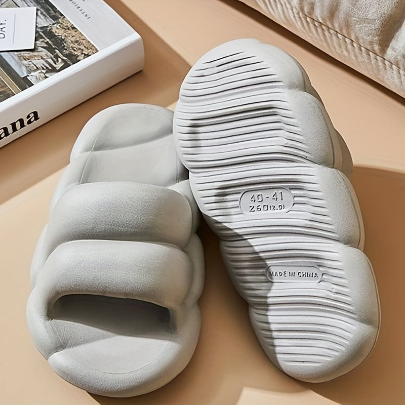 Men's Soft Sole Platform Slides Non Slip