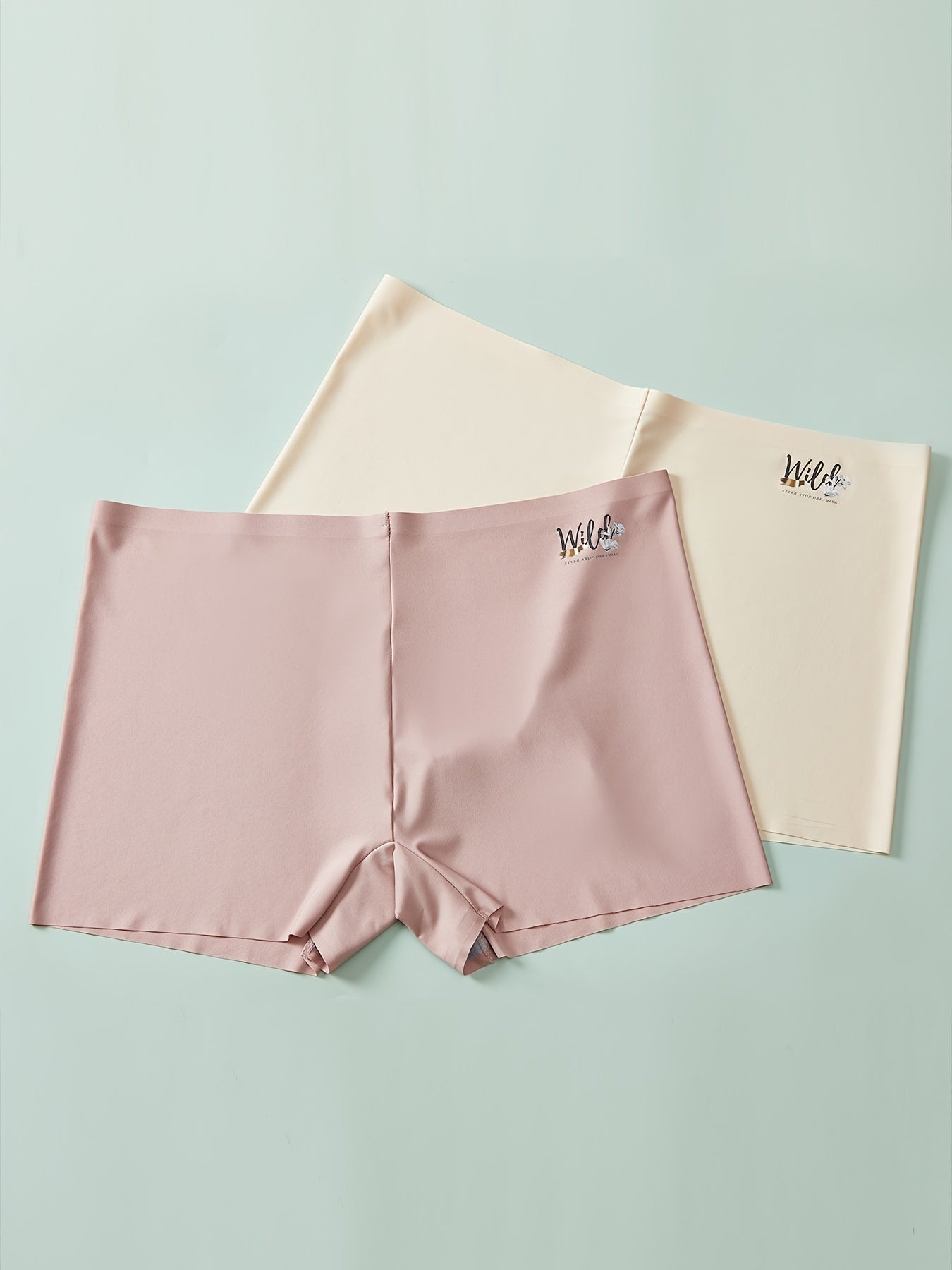 4 Pack Plus Size Seamless High Rise Panties Women's Plus Medium Stretch