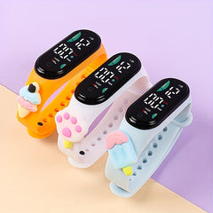 Back To School 3pcs Watch Set for Sports And Exams