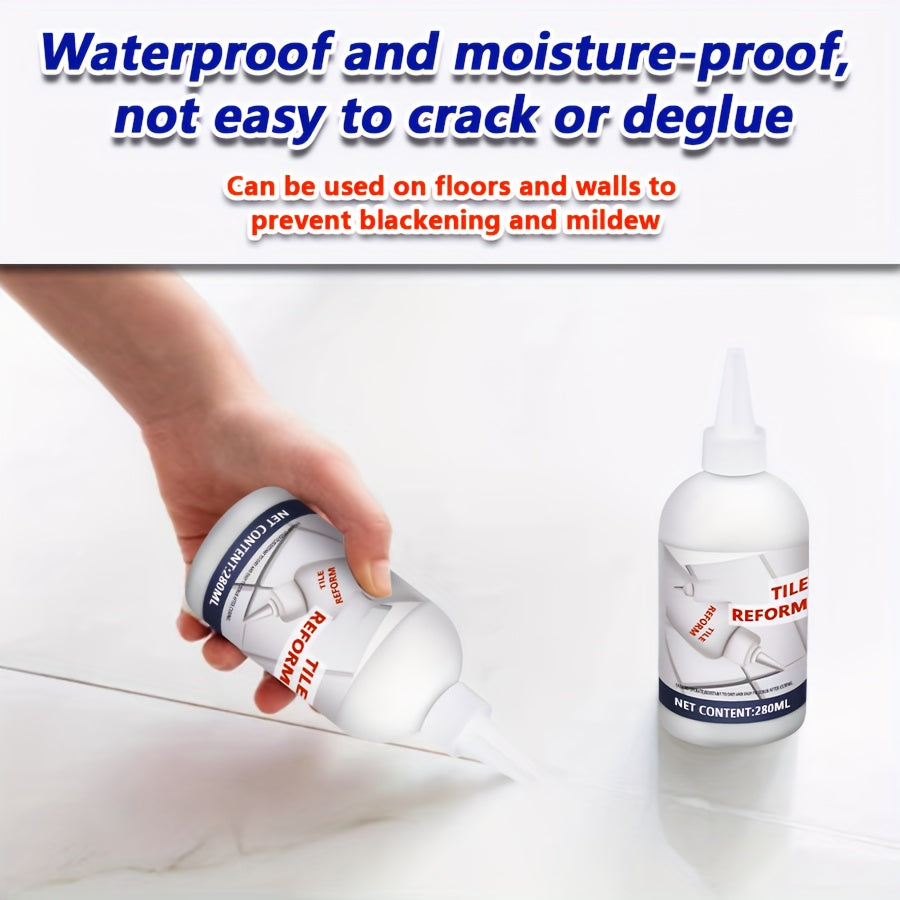 Flexible Waterproof Seam Glue for Tile & Floor, Mildew-proof