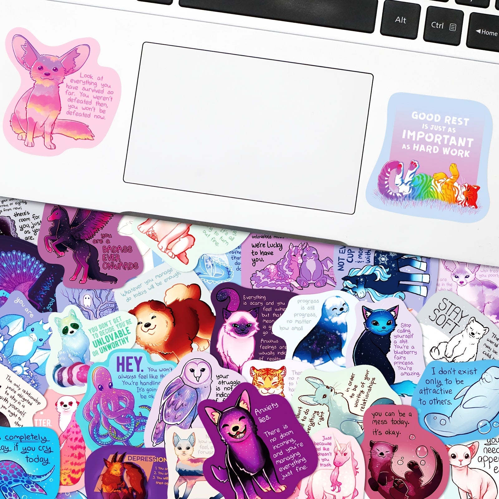 100pcs Inspirational Stickers For Adults Motivational Water Bottle Stickers