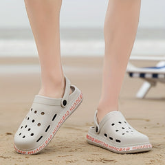 Men's Lightweight Garden Clogs Sandals Comfortable Hollow Out Shoes