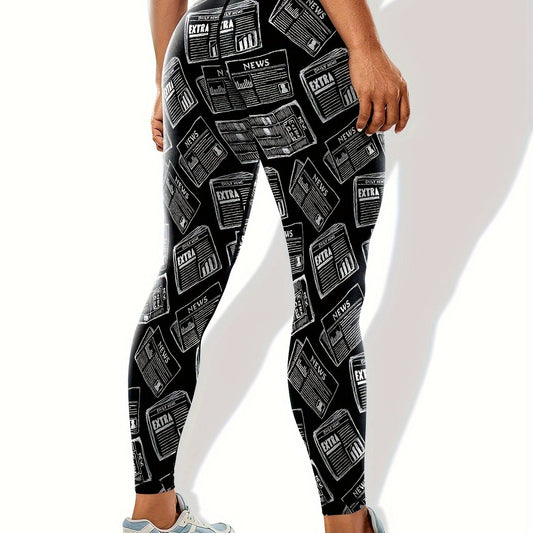 Slimming Yoga Pants High Waist Tummy Control Stretchy Leggings