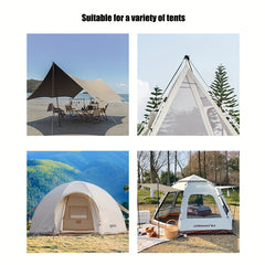 2pcs Stainless Steel Spring for Outdoor Camping Tents