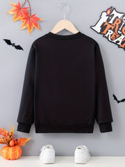 Funny Scientist Boys Sweatshirt Long Sleeve Crew Neck Top Kids Clothes