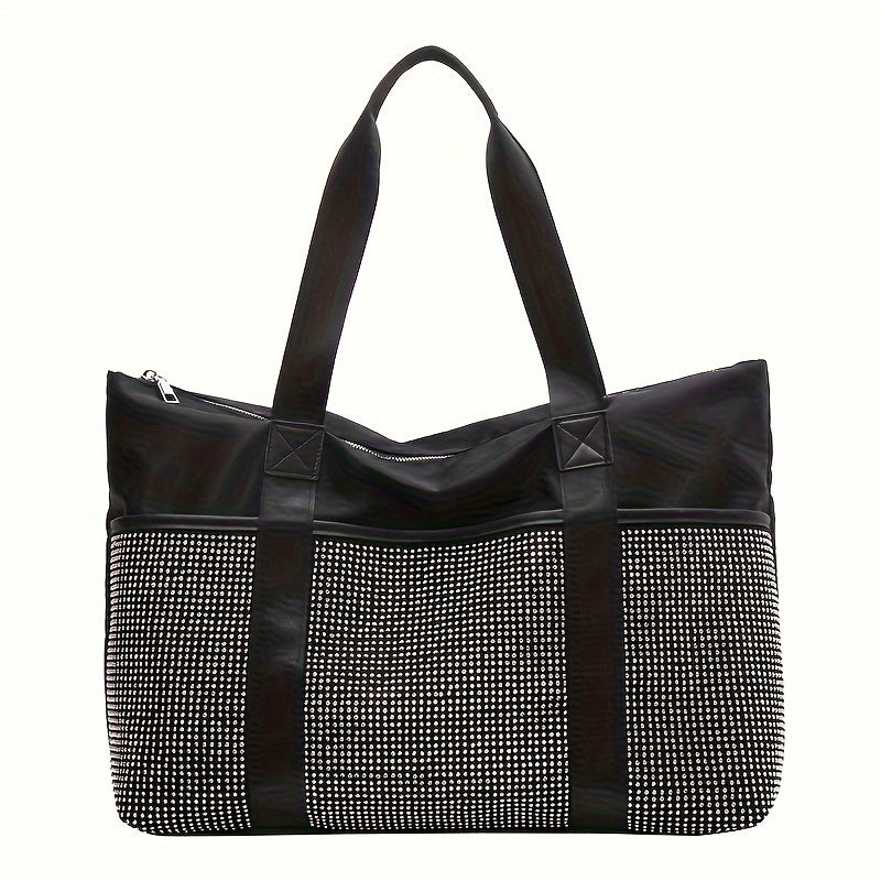 Retro Large Capacity Travel Bag Lightweight Handheld Fitness Tote Bag