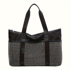 Retro Large Capacity Travel Bag Lightweight Handheld Fitness Tote Bag