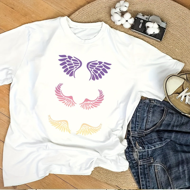 Wings Pattern Plastic Stencil for DIY Painting on Boards or Fabric