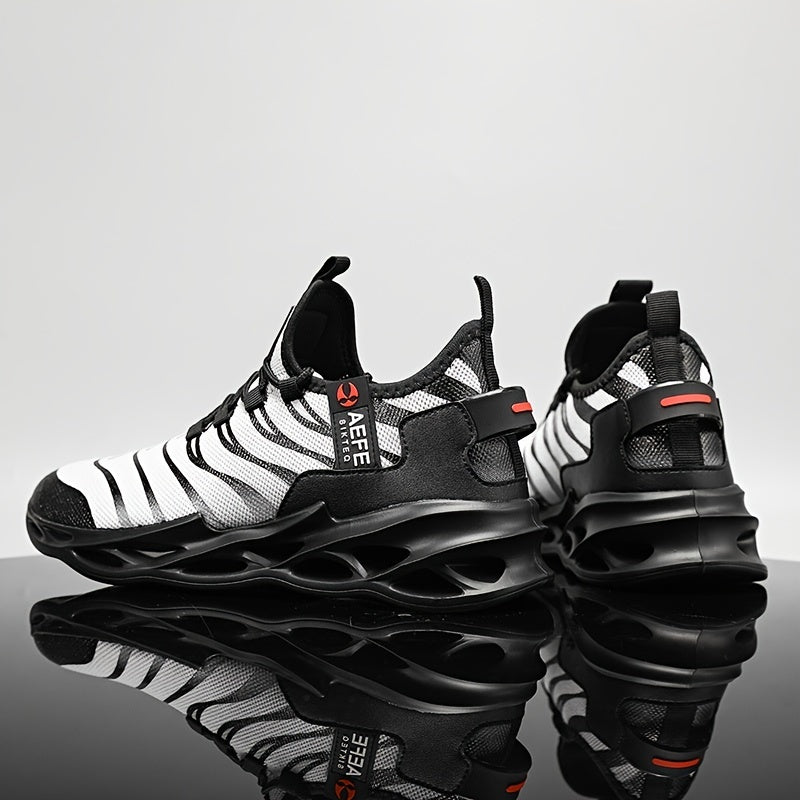Men's Slip on Blade Sneakers Breathable Athletic Shoes