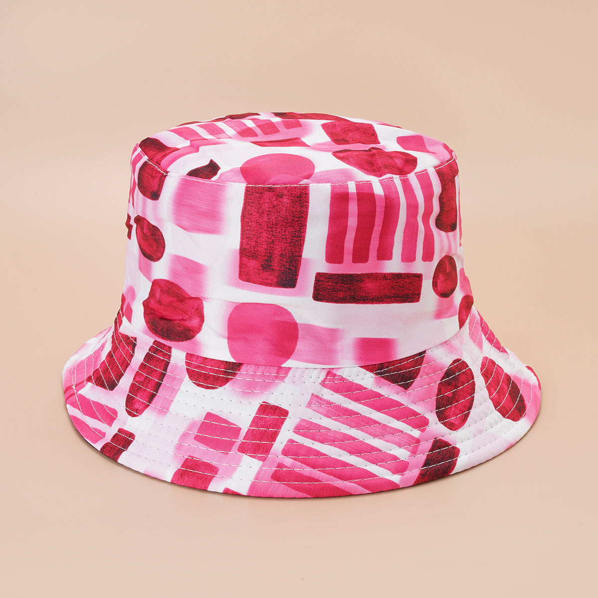 Tie Dye Ice Cube Bucket Hat Sunshade Fisherman Cap