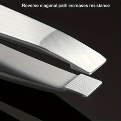 4pcs Stainless Steel Tweezers Precision Eyebrow Remover