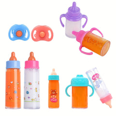 Magical Baby Bottle Toy Dollhouse Accessories Pretend Play Juice Bottle Toy
