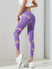 Tie Dye Yoga Pants Butt Lift Leggings Women's Activewear