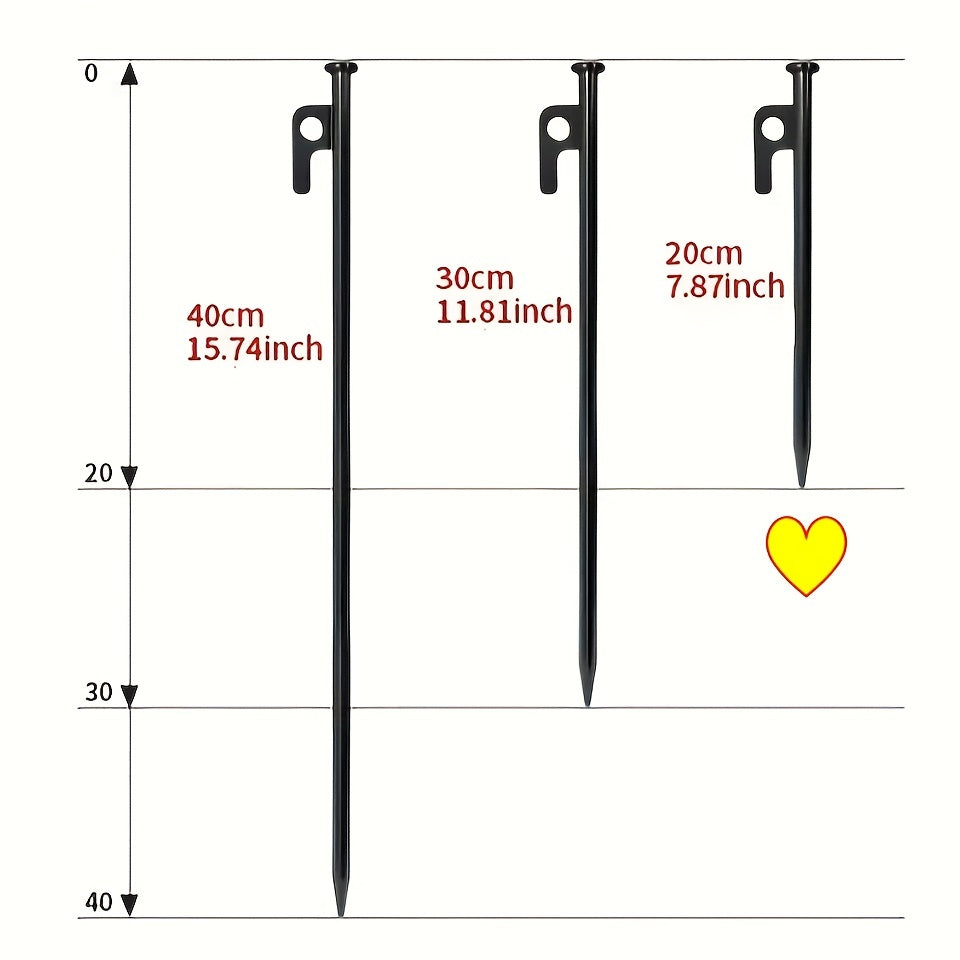 2pcs Camping Ground Nails Steel Ground Nails