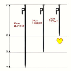 2pcs Camping Ground Nails Steel Ground Nails